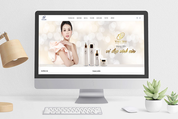 Thiết kế website làm đẹp